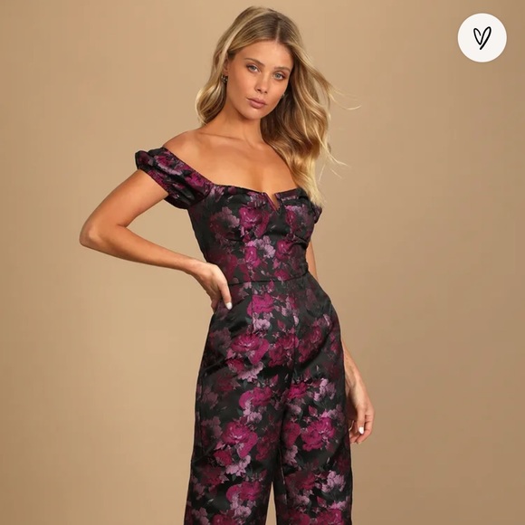 Lulus Pants - Lulus Floral Jumpsuit - NWT